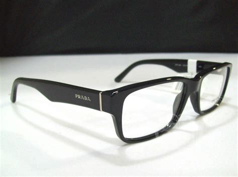 prada eyewear thick black frames|Prada eyeglass frames for men.